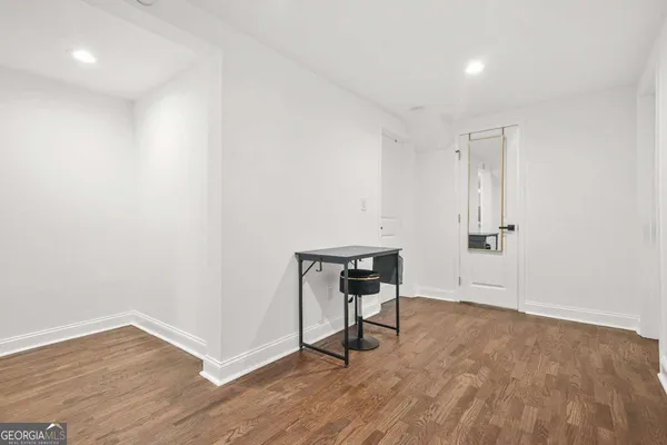 a view of an empty room
