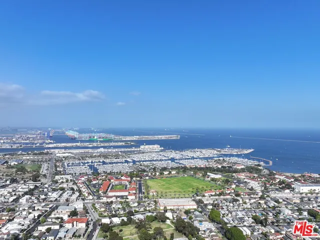a view of city and ocean