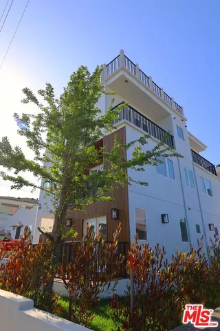 a front view of a building