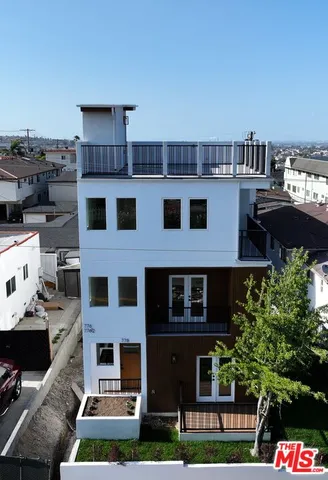 a view of a building with many windows