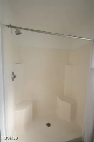 a close up of a shower