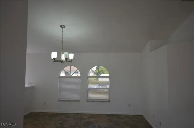 a big room with an entryway