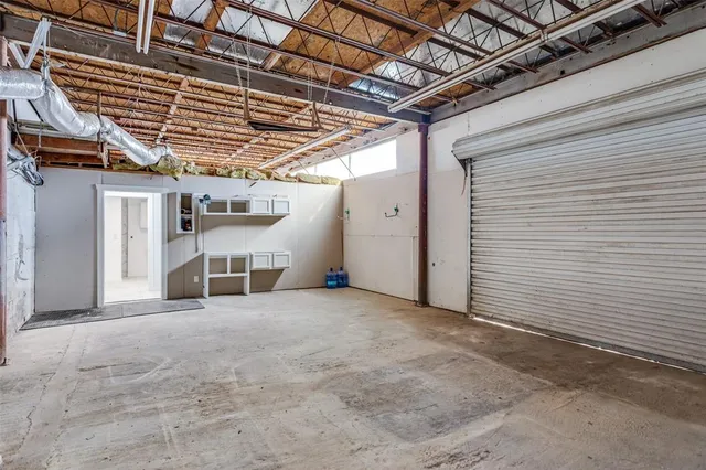 a view of a balcony with wooden floor