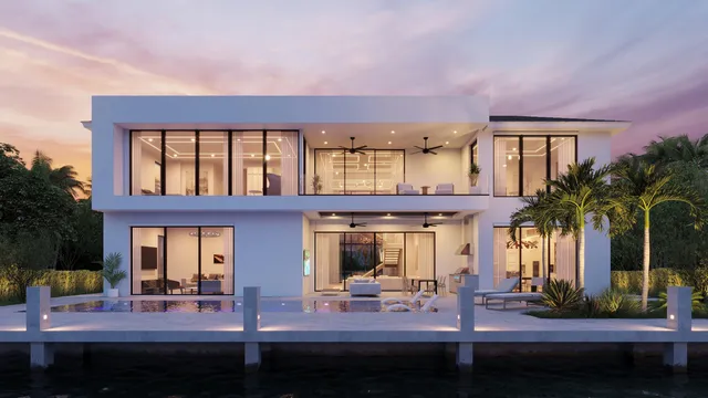 a view of house with outdoor seating space and barbeque oven