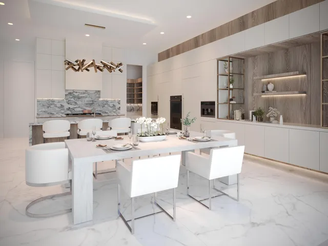 a kitchen with a sink and stove