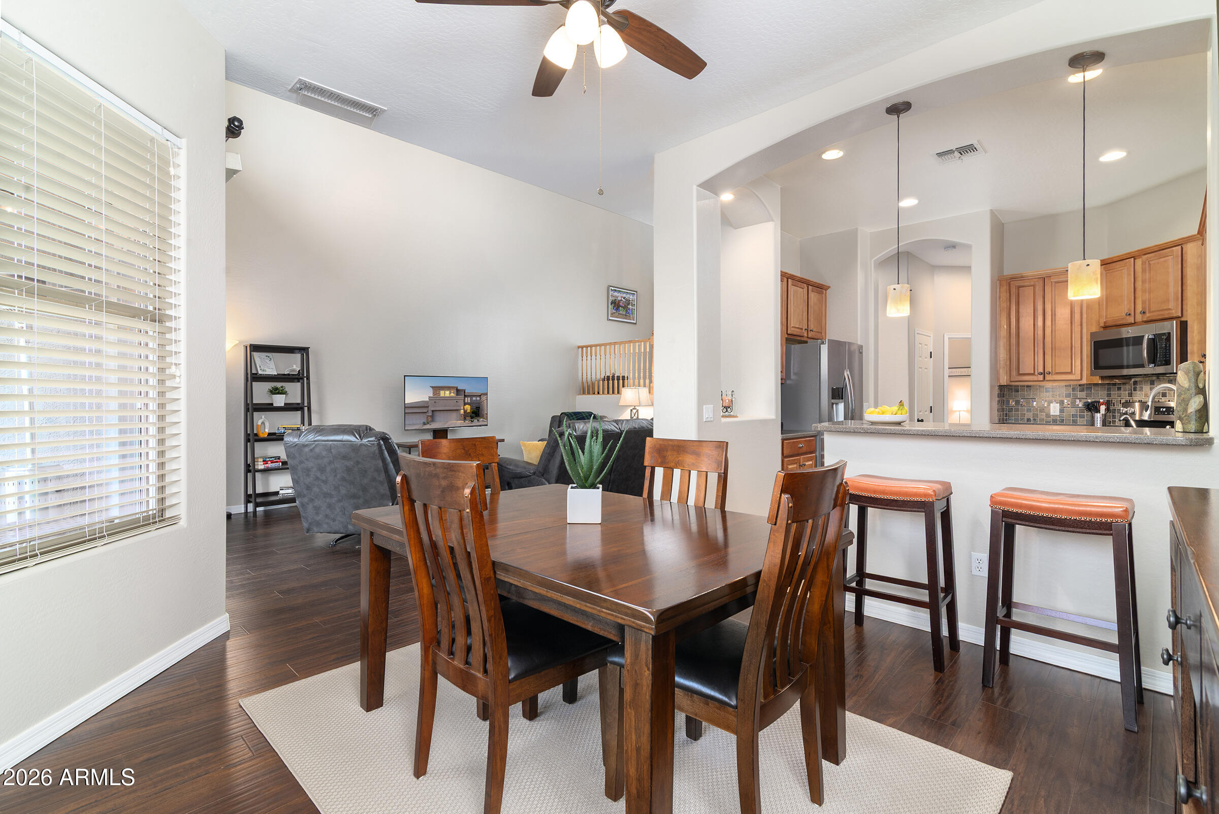 10204 East Dinosaur Ridge Road Gold Canyon, AZ 85118 - Photo 11 of 56 Dinning off kitchen and living room