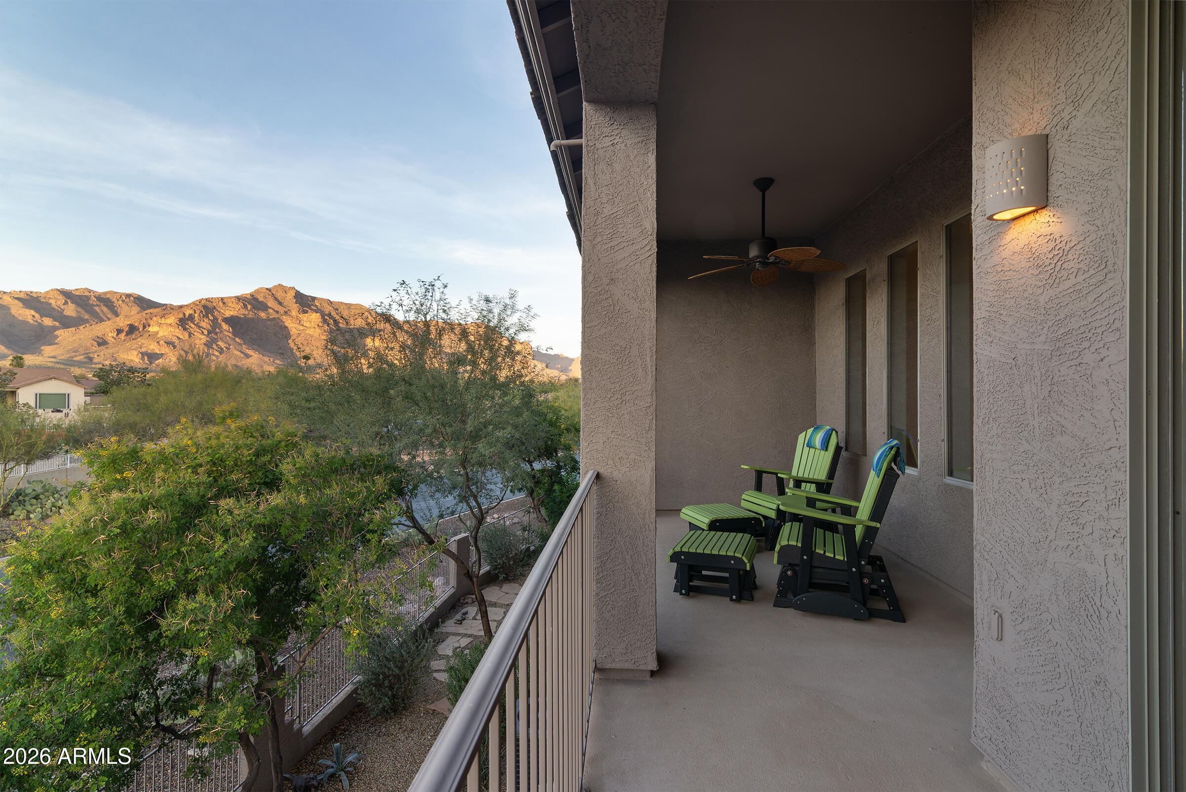 10204 East Dinosaur Ridge Road Gold Canyon, AZ 85118 - Photo 17 of 56 Master bedroom deck with views
