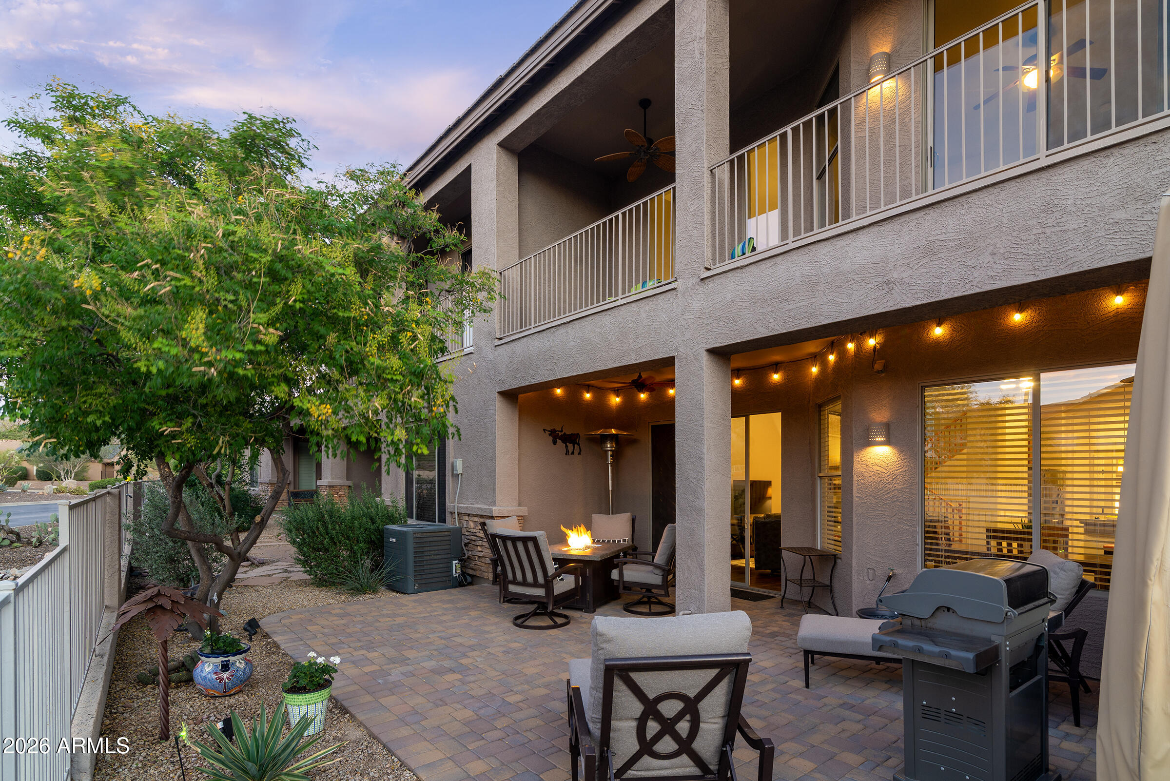 10204 East Dinosaur Ridge Road Gold Canyon, AZ 85118 - Photo 23 of 56 Back patio with deck above