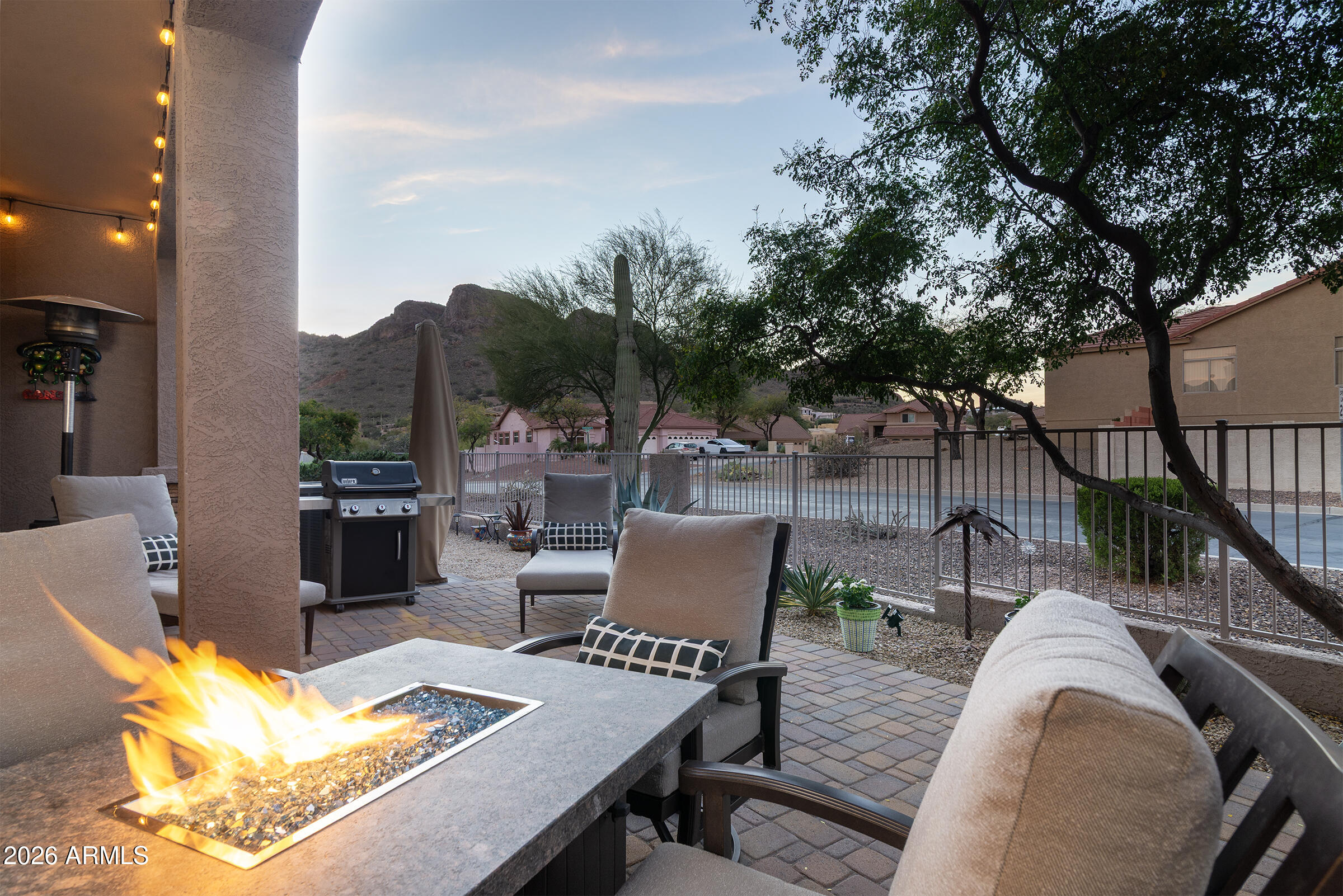 10204 East Dinosaur Ridge Road Gold Canyon, AZ 85118 - Photo 24 of 56 Back patio with Dinosaur Mtn View