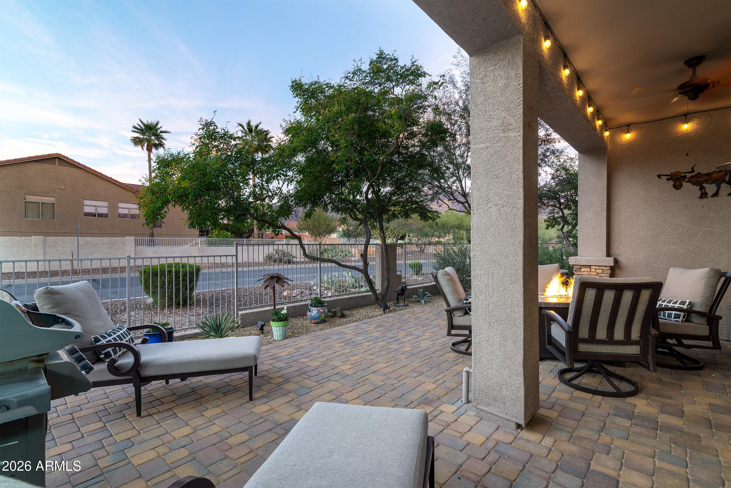 10204 East Dinosaur Ridge Road Gold Canyon, AZ 85118 - Photo 4 of 56 Back patio with pavers