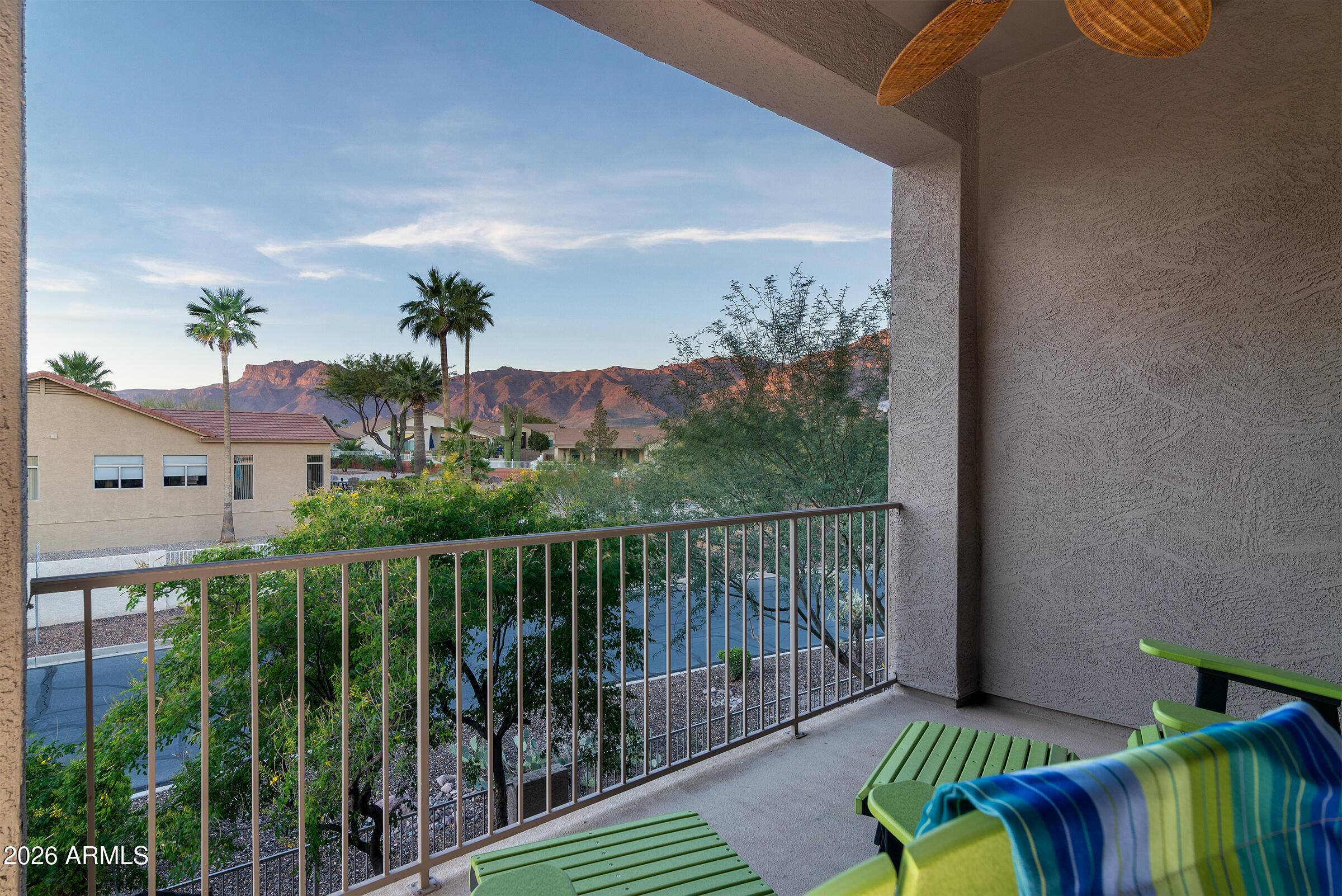10204 East Dinosaur Ridge Road Gold Canyon, AZ 85118 - Photo 44 of 56 Master bedroom deck with views