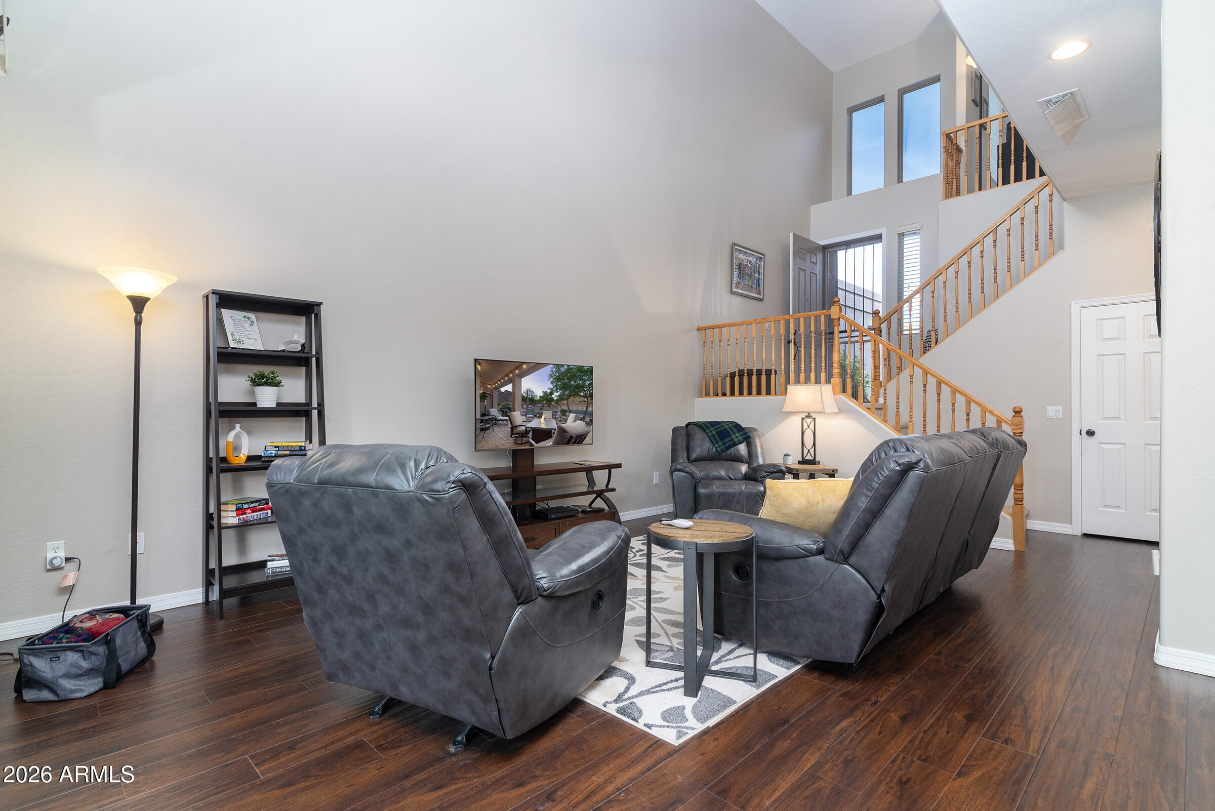 10204 East Dinosaur Ridge Road Gold Canyon, AZ 85118 - Photo 10 of 56 Living room with high ceilings