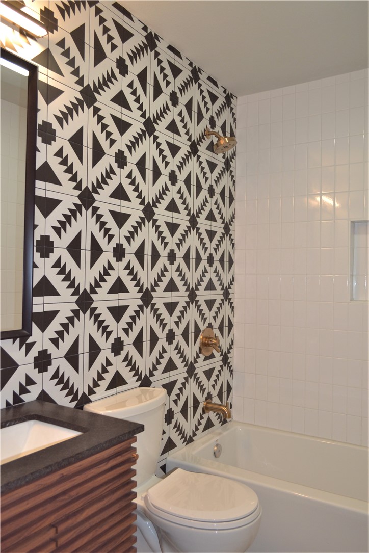 7206 Meador Avenue, Unit B Austin, TX 78752 - Photo 13 of 19 Exquisite guest bathroom makeover!