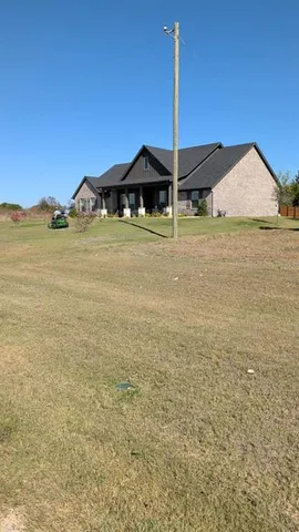 a view of lake with mountain