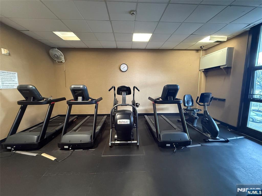 5 Horizon Road, Unit 2504 Fort Lee, NJ 07024 - Photo 5 of 41 a view of a room with gym equipment