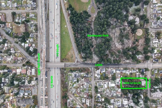 a view of a city with tall buildings