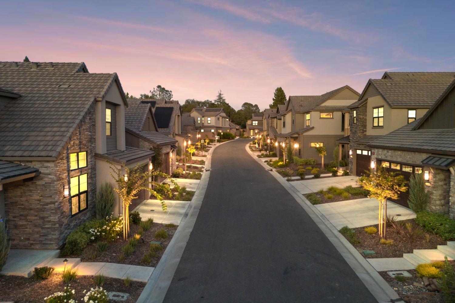 7090 Soleil Way Granite Bay, CA 95746 - Photo 61 of 64 Community Street View at Night