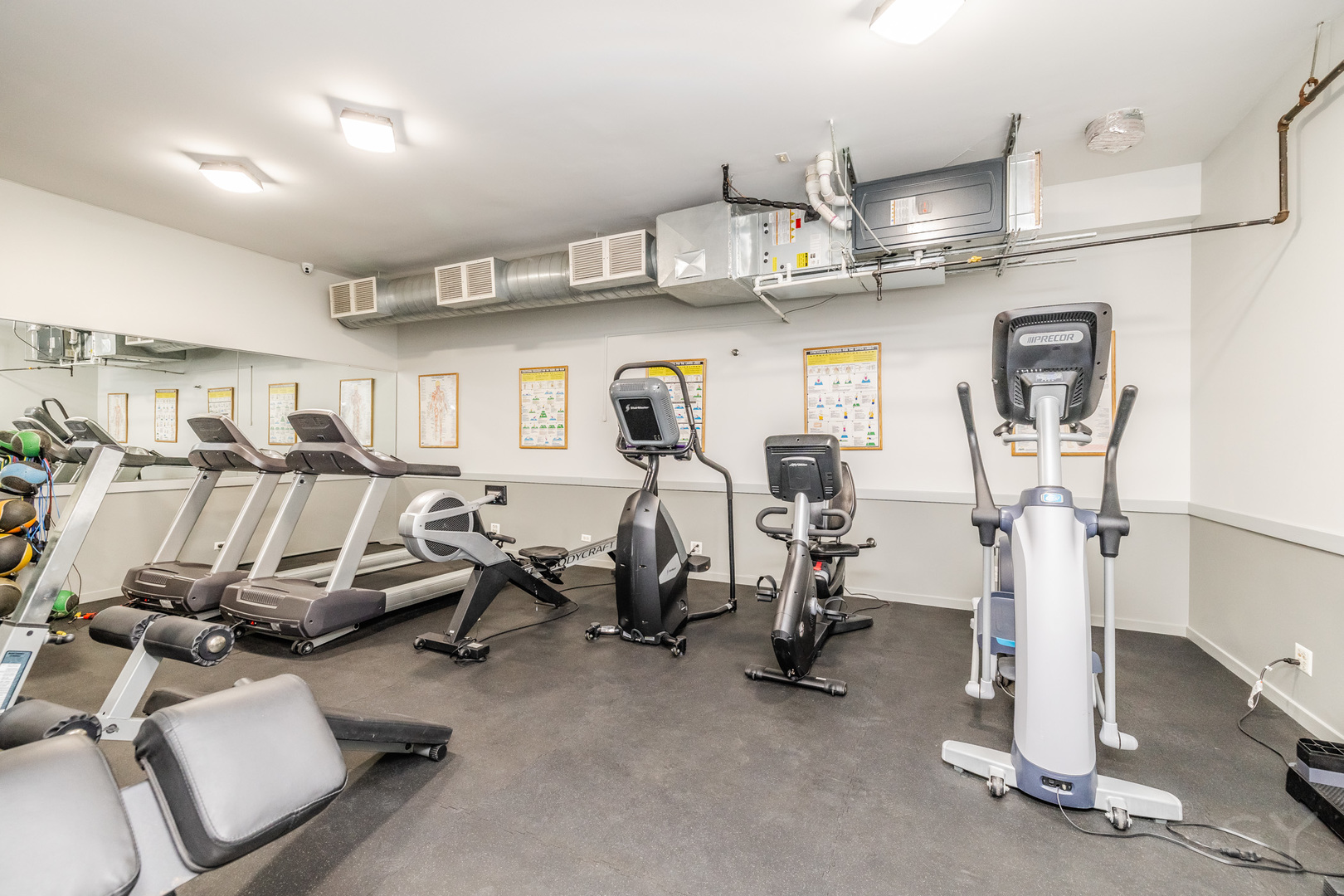811 South Lytle Street, Unit 213 Chicago, IL 60607 - Photo 18 of 21 a gym room with lots of gym equipment