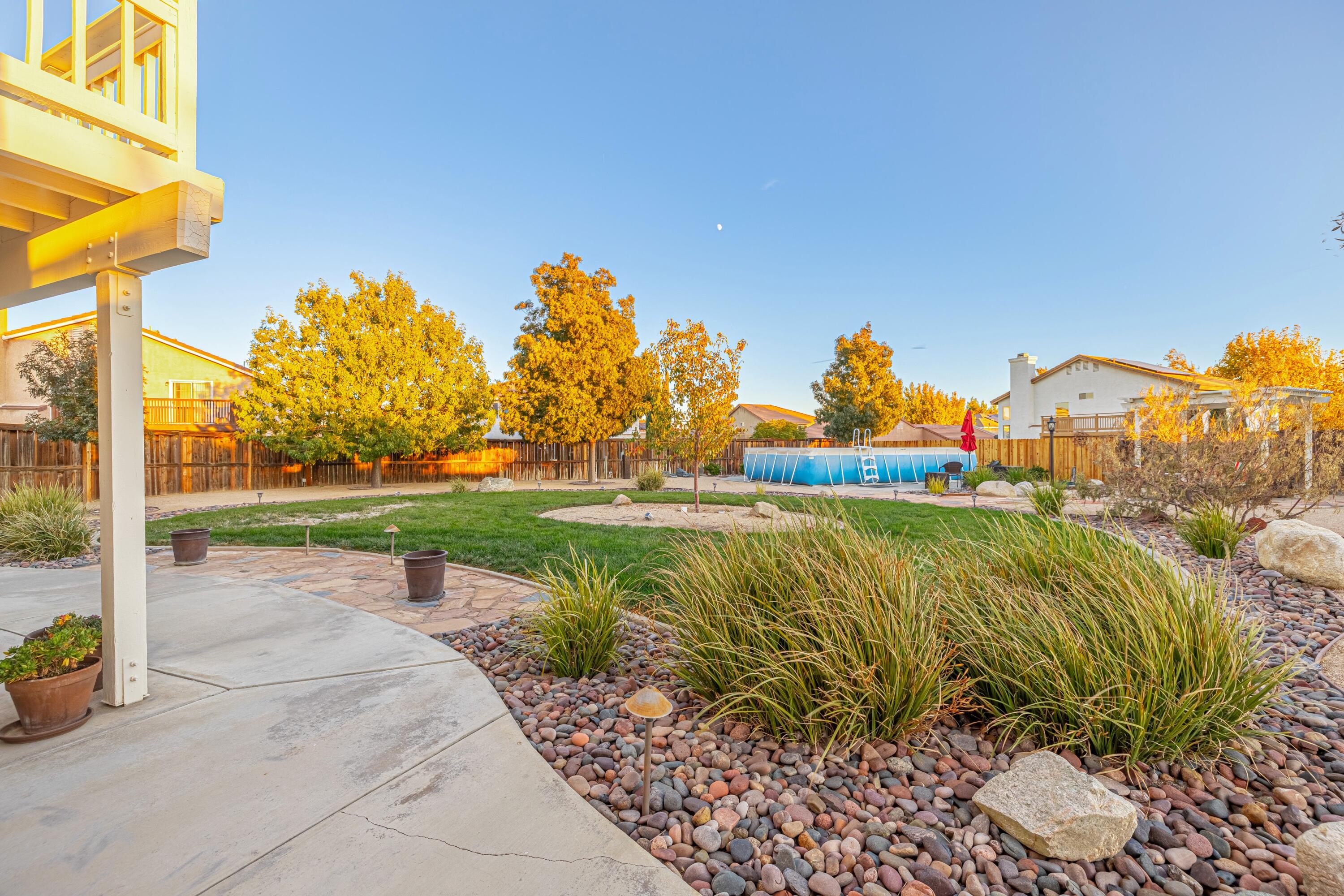 44220 Encanto Way Lancaster, CA 93536 - Photo 40 of 45 a view of a swimming pool with a patio