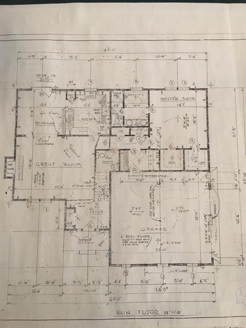 6306 Gum Station Road Springfield, TN 37172 - Photo 26 of 26 Original floor plan with two changes: This home was built in reverse & 1/2 bath on plan was changed to full bath.