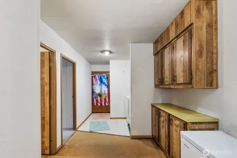 a house view with a garden space