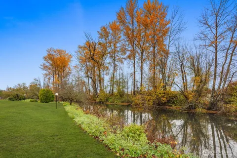 a house view with a garden