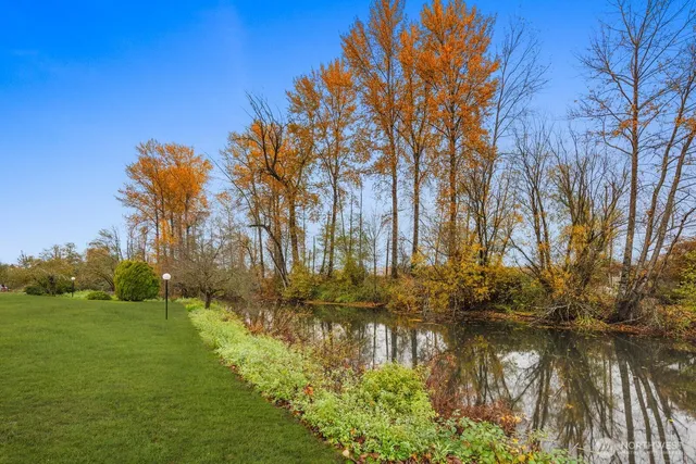 a house view with a garden