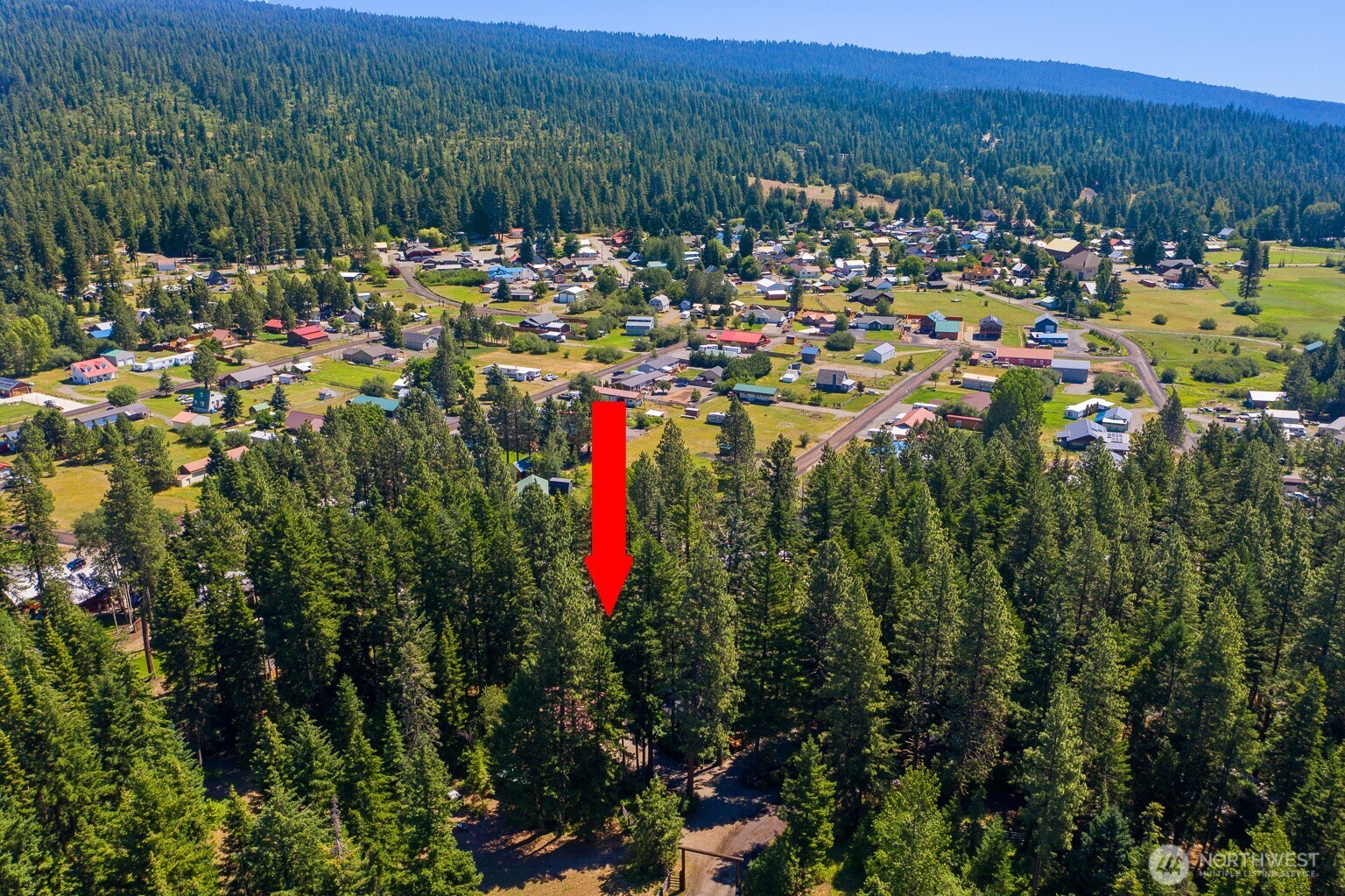 661 Pacific Avenue Ronald, WA 98940 - Photo 38 of 38 a view of a town with mountains in the background