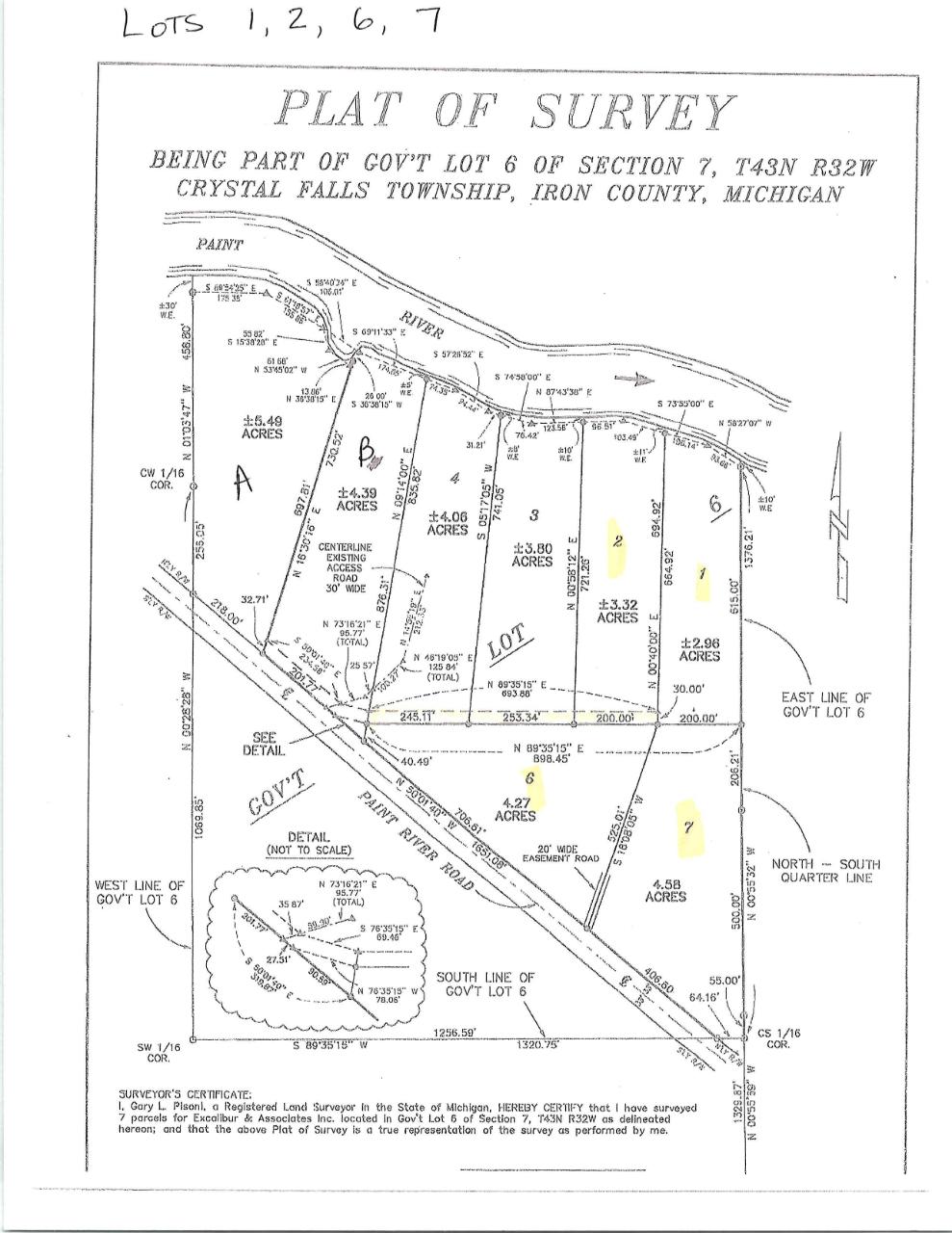 Tbd Paint River Road, Unit LOT 7 Crystal Falls, MI 49920 - Photo 4 of 4 Gallery Image 4