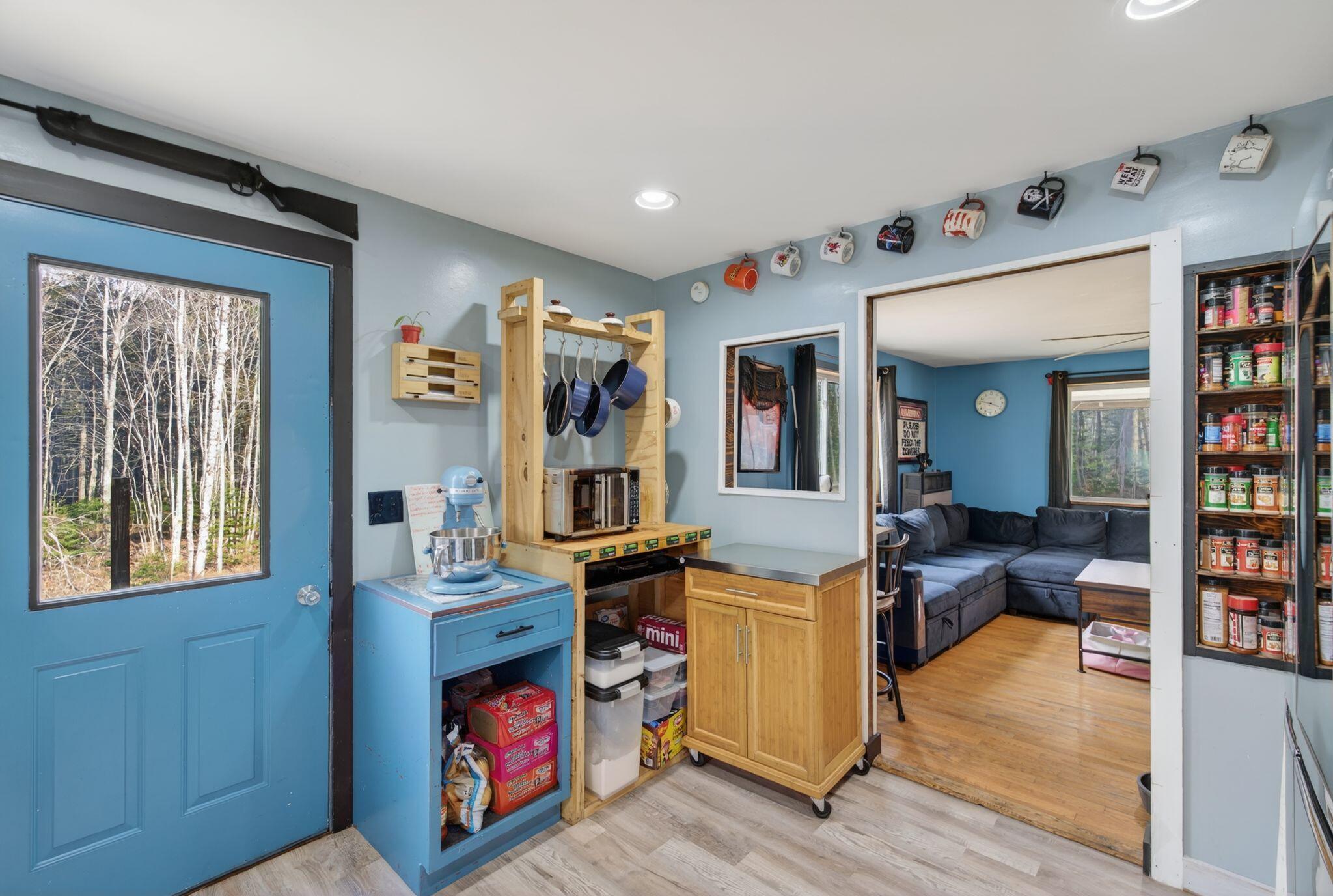 401 Miller Road Waldoboro, ME 04572 - Photo 21 of 36 Kitchen and Door to Deck