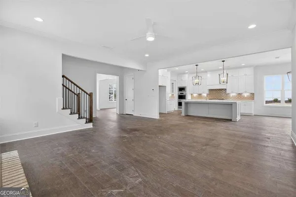a bathroom with a bathtub and sink