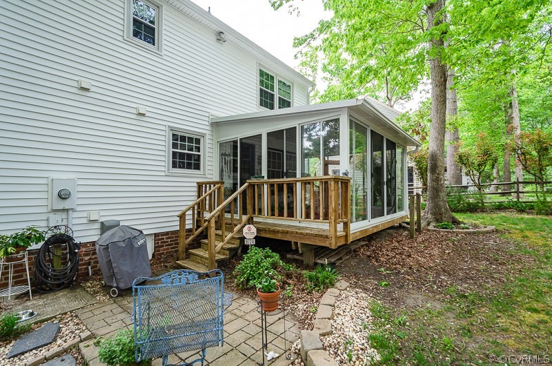 9724 Kendrick Road North Chesterfield, VA 23236 - Photo 34 of 38 a view of a house with a yard and furniture