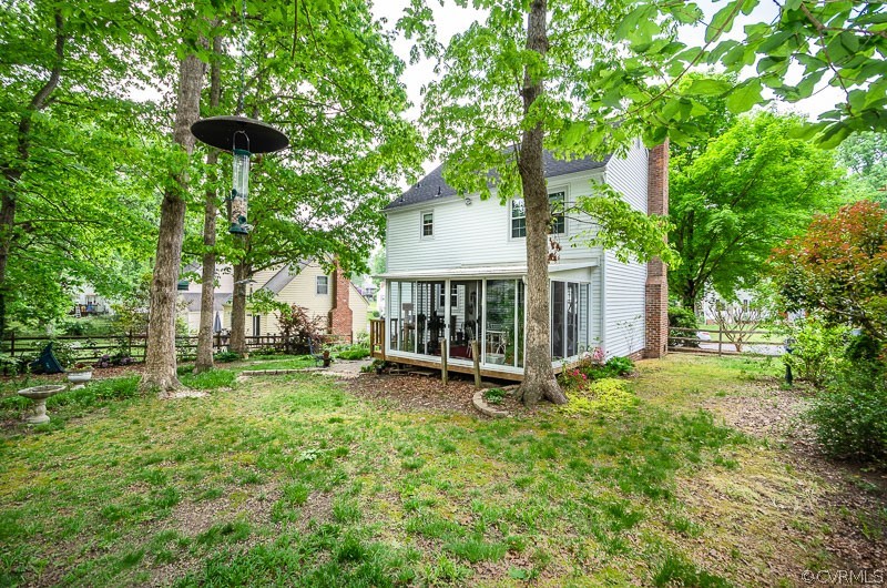 9724 Kendrick Road North Chesterfield, VA 23236 - Photo 37 of 38 a view of a house with backyard and a tree