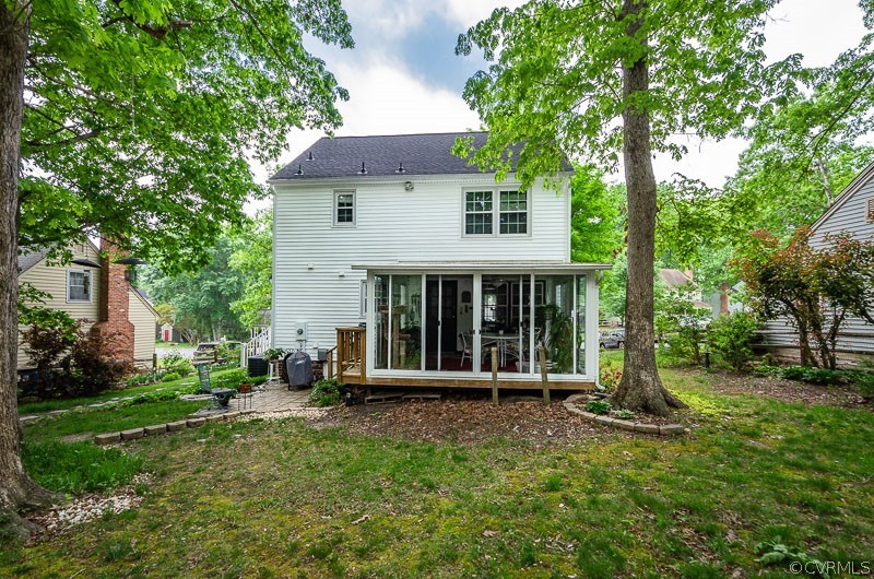 9724 Kendrick Road North Chesterfield, VA 23236 - Photo 5 of 38 a view of a house with backyard and a tree