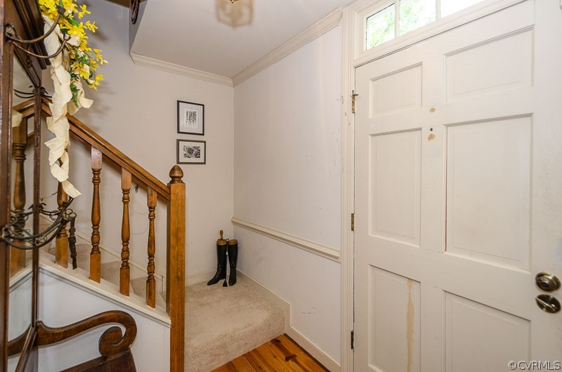9724 Kendrick Road North Chesterfield, VA 23236 - Photo 8 of 38 a view of an entryway with wooden floor