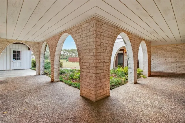 a view of a house with garden