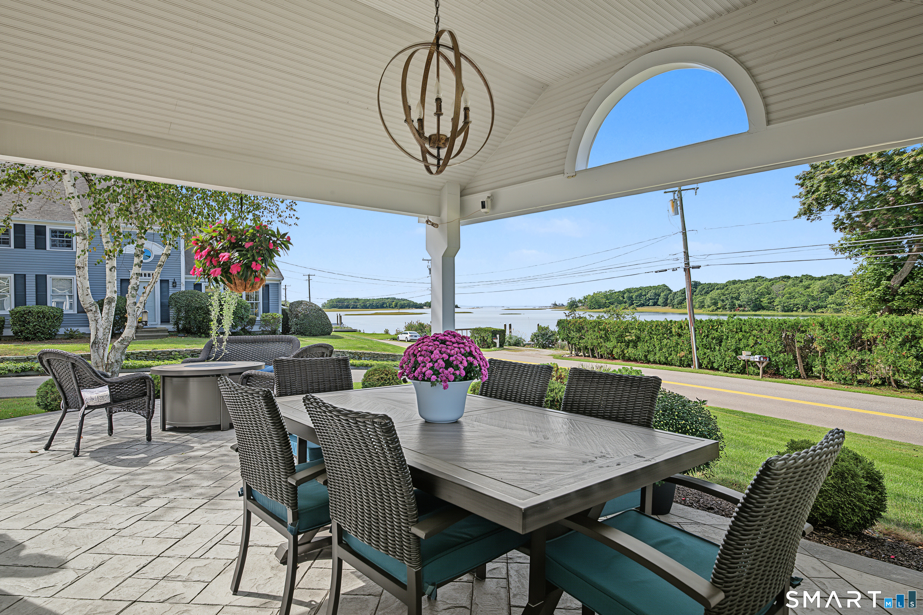 64 Old Black Point Road East Lyme, CT 06357 - Photo 27 of 35 Entertain al fresco on the beautiful patio and around the fire pit.