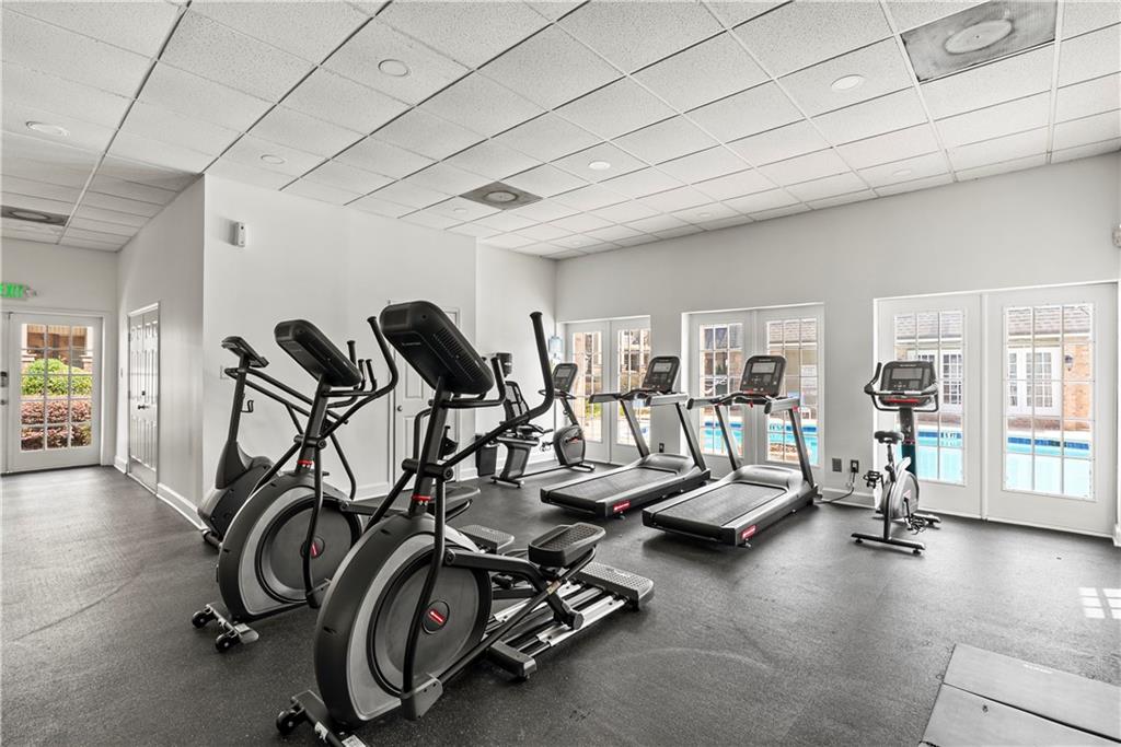 6980 Roswell Road, Unit K4 Atlanta, GA 30328 - Photo 9 of 31 a view of a room with gym equipment