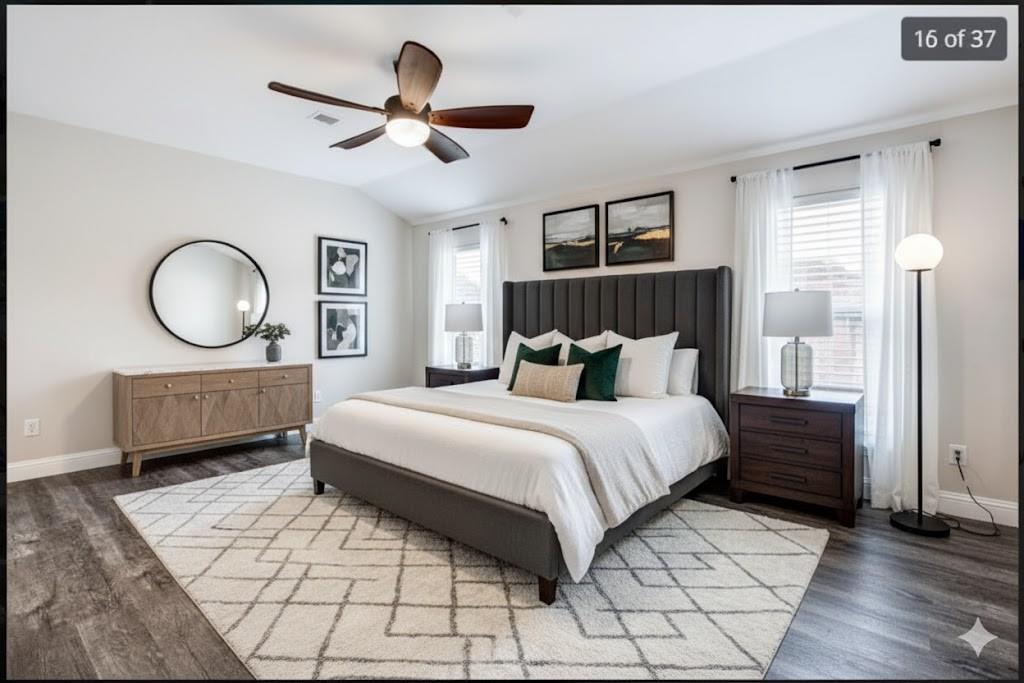 4020 Cherry Ridge Drive Frisco, TX 75033 - Photo 3 of 12 a bedroom with a bed a mirror and window