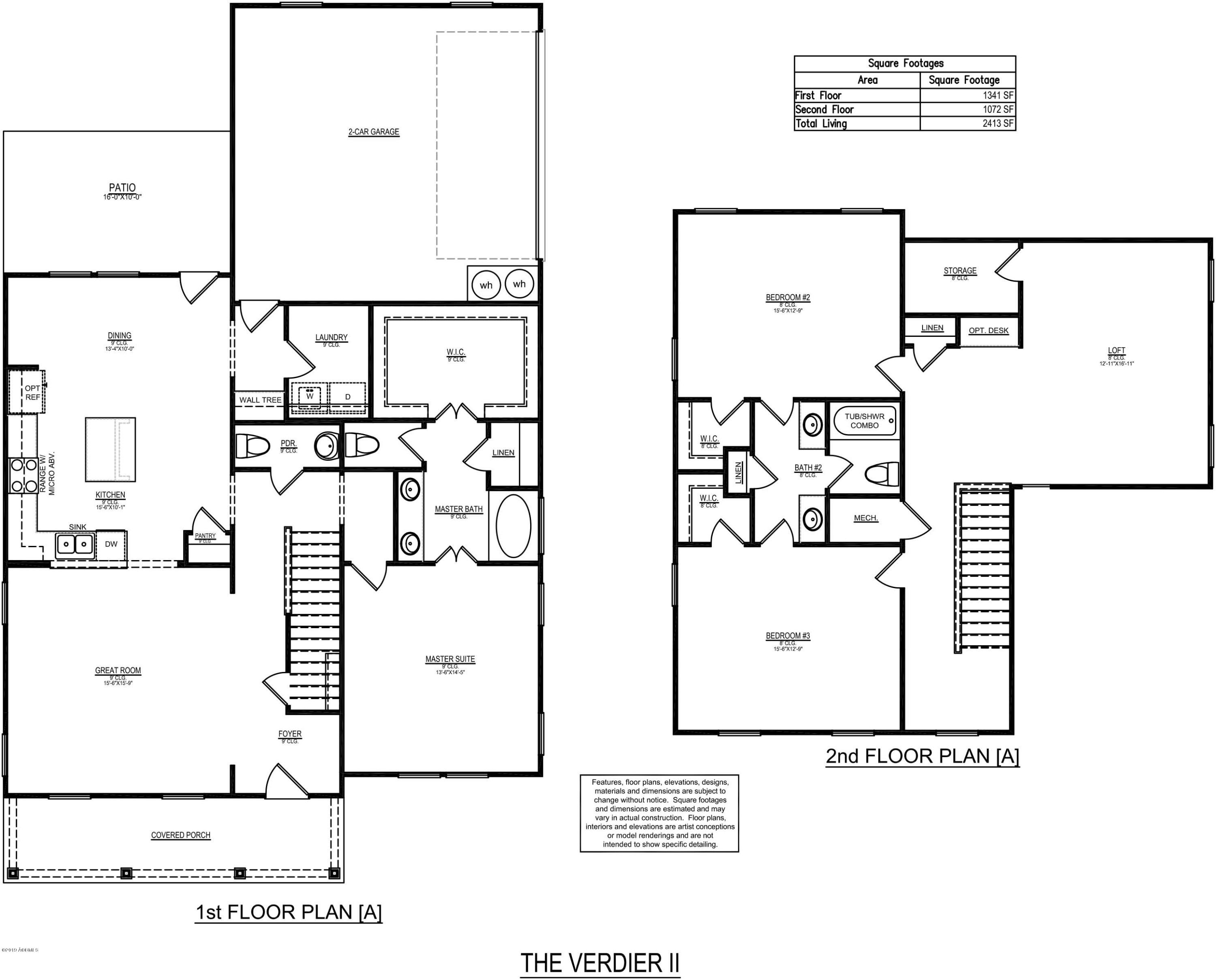 6 Fox Sparrow Road Beaufort, SC 29907 - Photo 4 of 38 MHB_Verdier II_MKT FLR PLANS