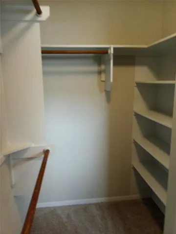 a close up view of racks on the wall