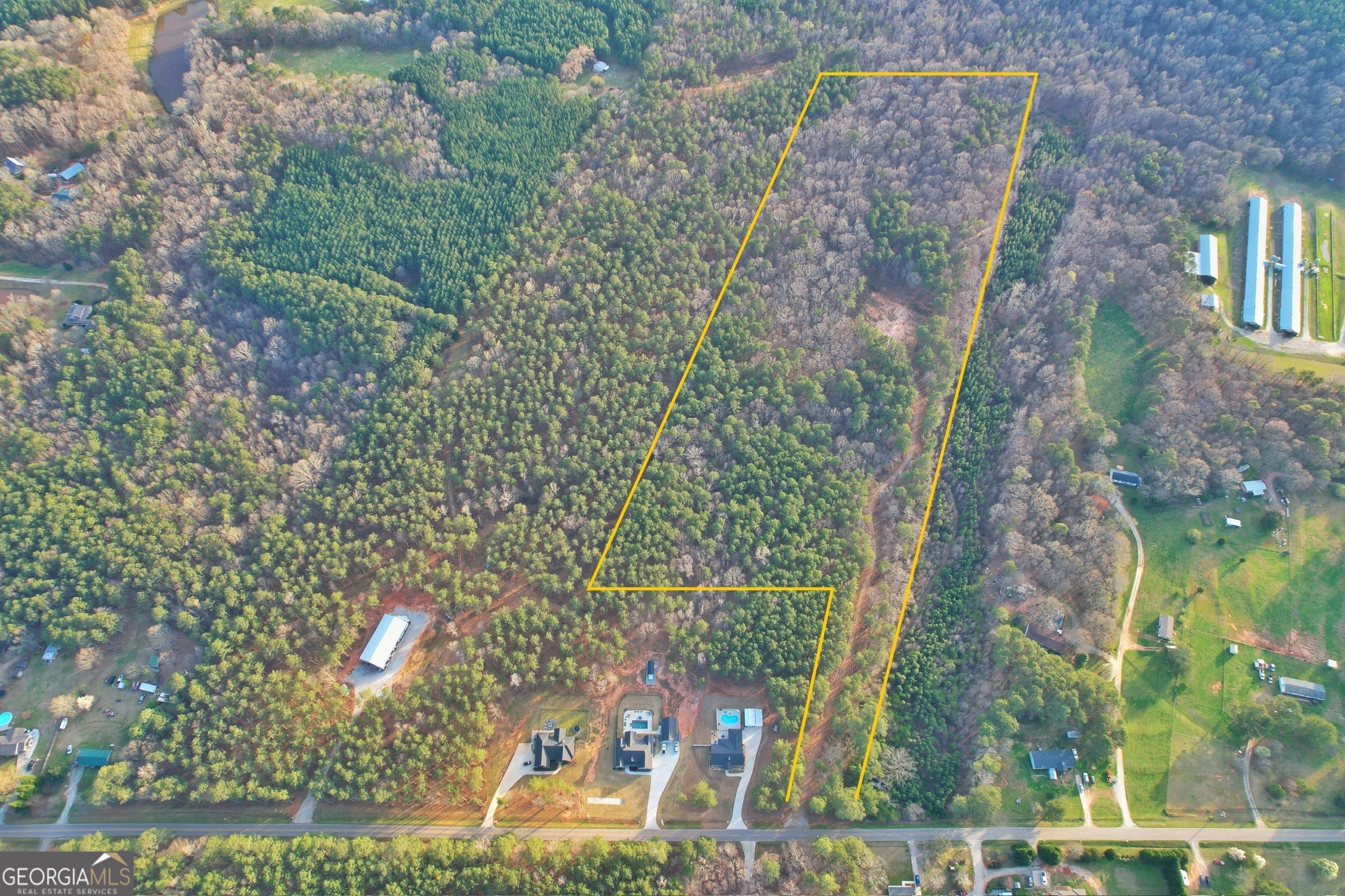 28.61-acres Sandy Creek Road Madison, GA 30650 - Photo 2 of 20 a view of a garden