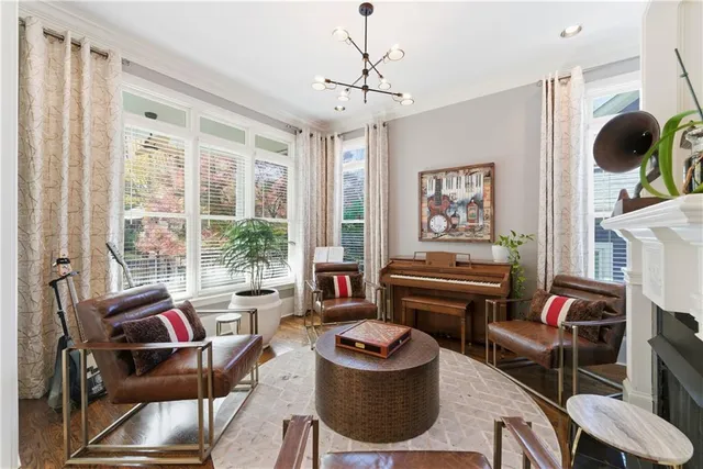 a view of a wooden floor and outdoor space
