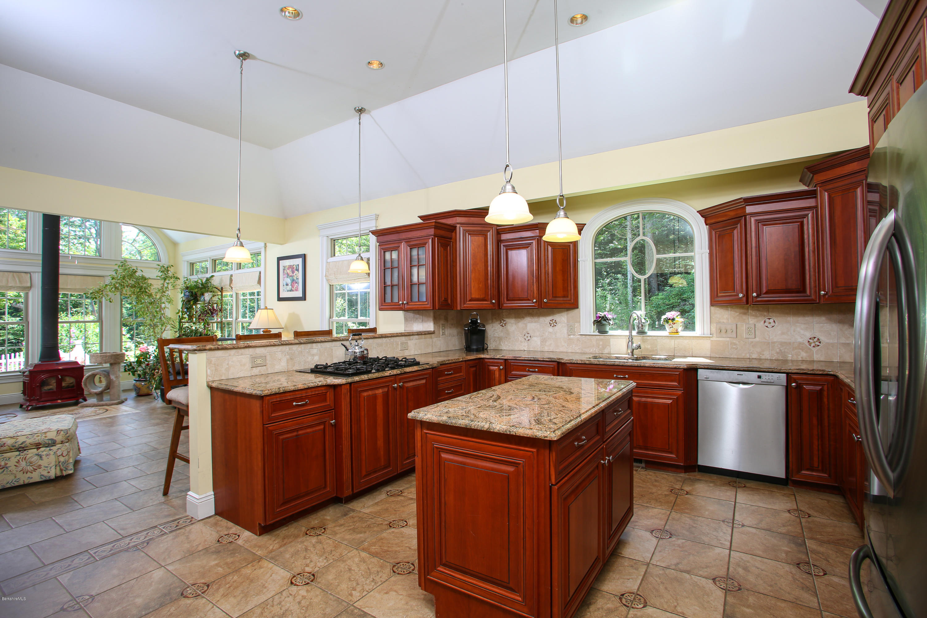 313 Abbott Hill Road Chester, MA 01011 - Photo 11 of 43 Large Kitchen