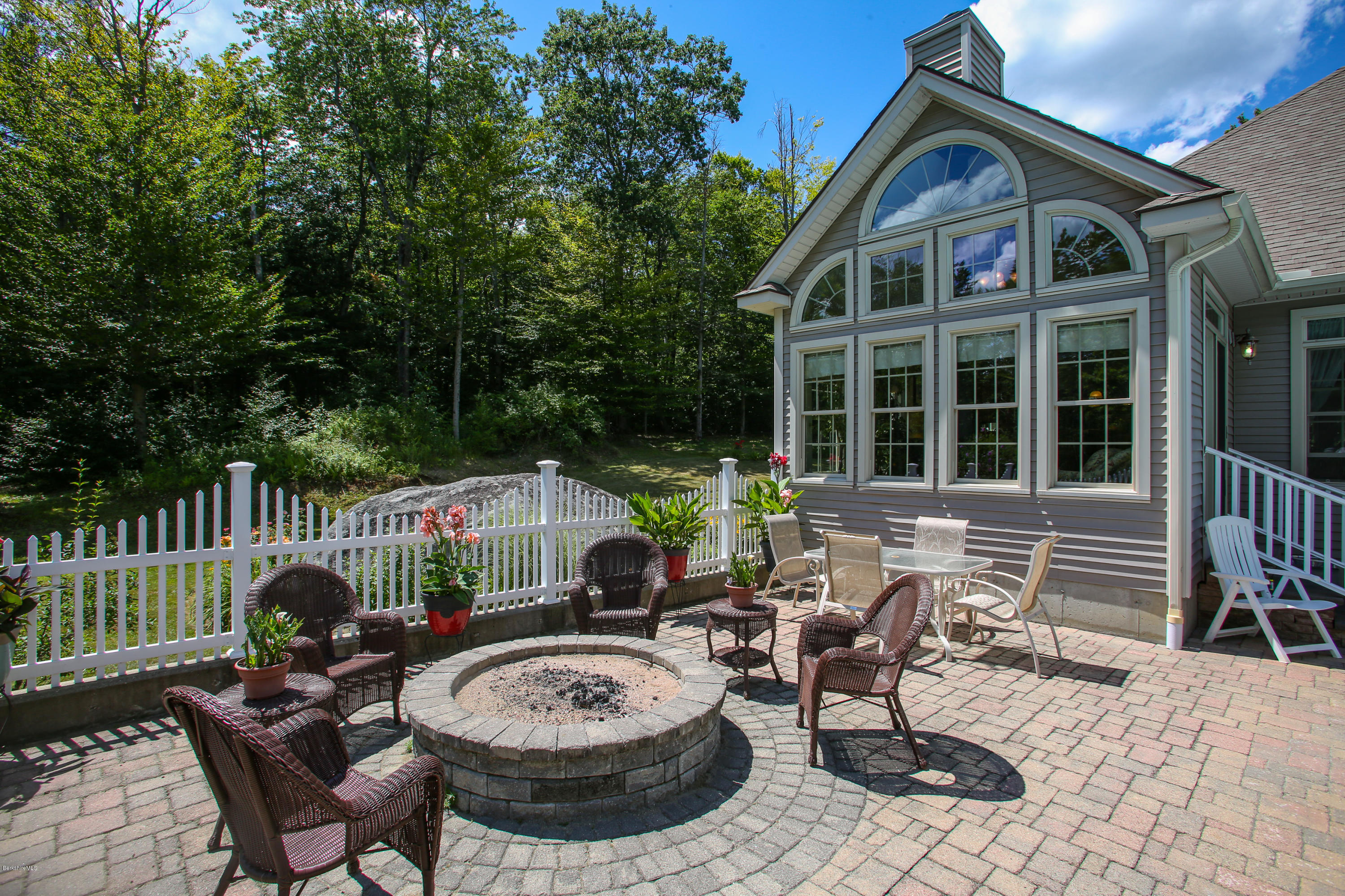 313 Abbott Hill Road Chester, MA 01011 - Photo 31 of 43 Outdoor fireplace entertaining