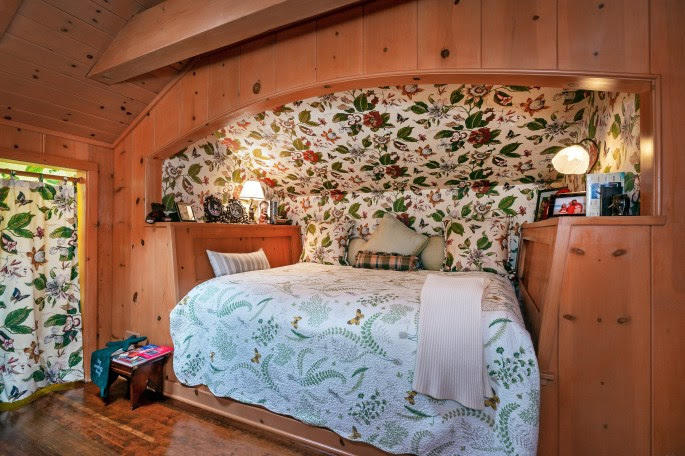 1555 East Valley Road Santa Barbara, CA 93108 - Photo 15 of 18 a bed sitting in a bedroom next to a window