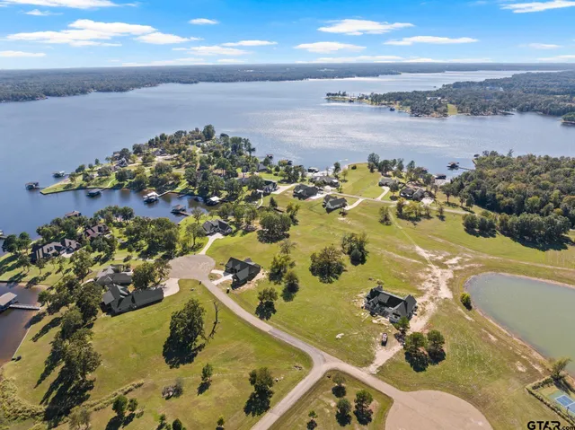 an aerial view of a residential houses with outdoor space