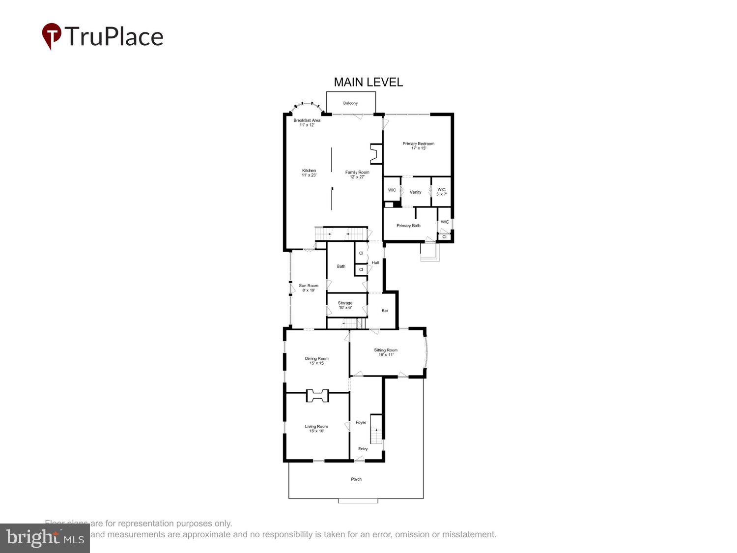 17401 Milltown Landing Road Brandywine, MD 20613 - Photo 95 of 96 Main level floor plan showcasing spacious layout.