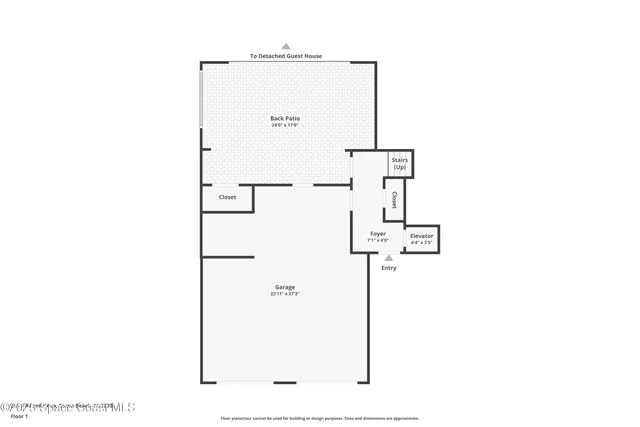 a view of a hallway with front door