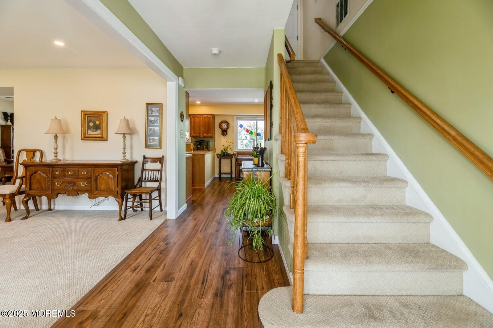 60 Appletree Road Howell, NJ 07731 - Photo 2 of 28 a view of entryway and hall with wooden floor